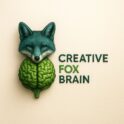 logo of creative fox brain, digital marketing agency
